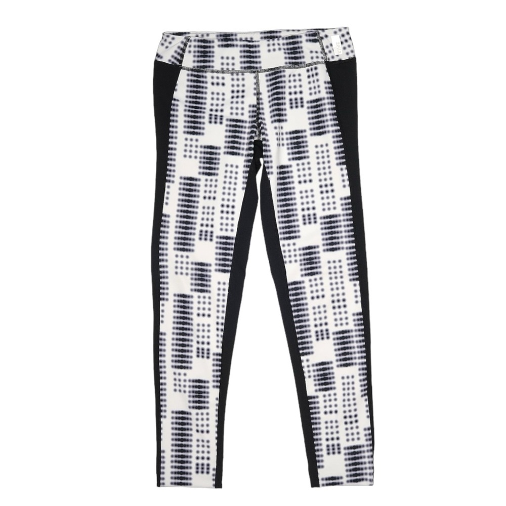155. Girls Zella Girl Black And White Graphic Legging NWOT